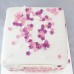 Religious Cakes - Christening Cake - Flowers Cross Girl (D, V)